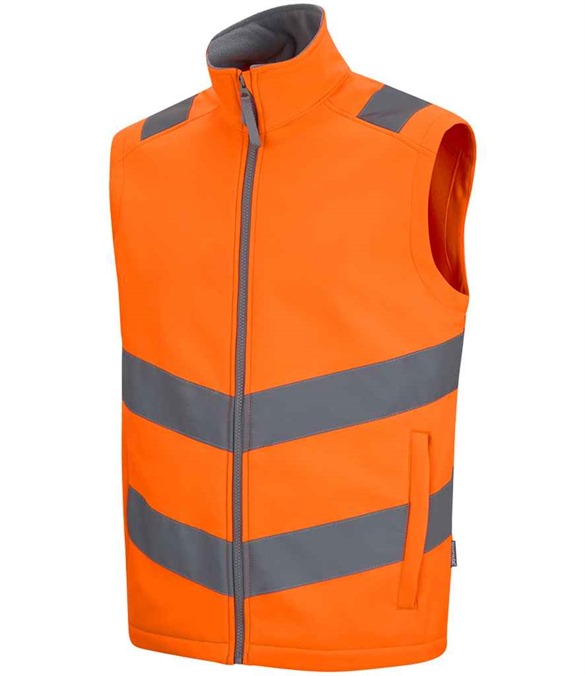 Regatta High Visibility Pro Contract Ablaze Soft Shell Bodywarmer