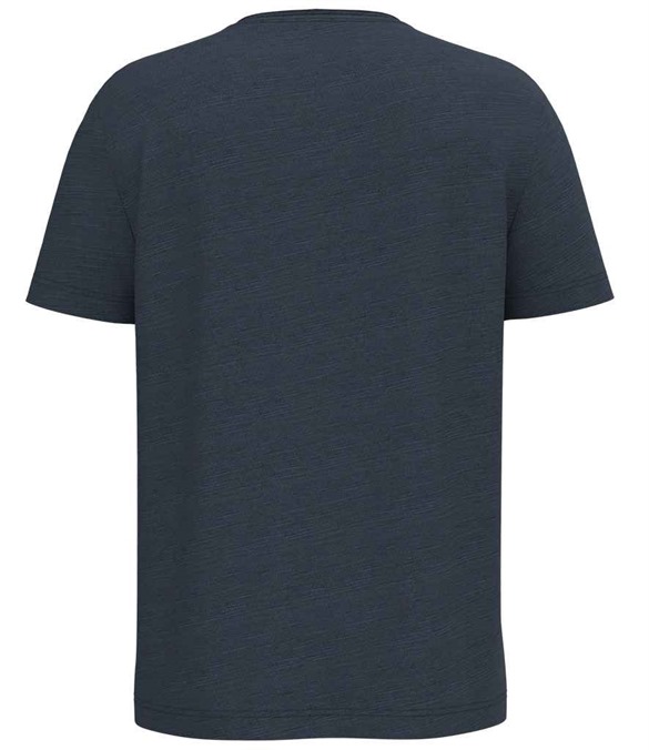 Spasso Drop Shoulder Raw Edge Collar Slub T-Shirt