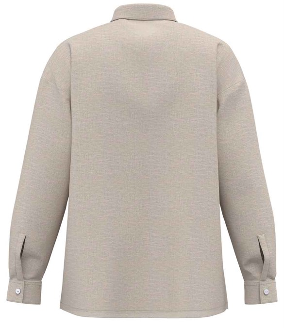 Spasso Ladies Long Sleeve Oversized Linen Shirt