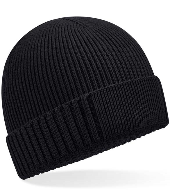 Beechfield Organic Cotton Engineered Patch Beanie