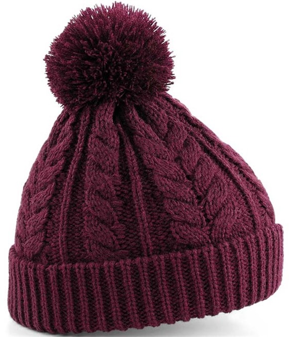 Beechfield Cable Knit Snowstar&#174; Beanie