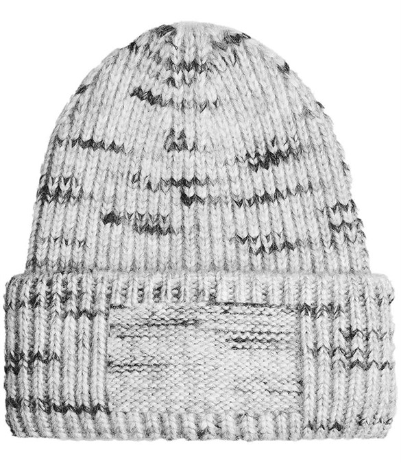Beechfield Chunky Knitted Patch Beanie