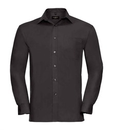 Russell Athletic Collection Long Sleeve Easy Care Cotton Poplin Shirt