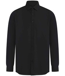 Henbury Long Sleeved Cotton Feel Coolplus® Shirt