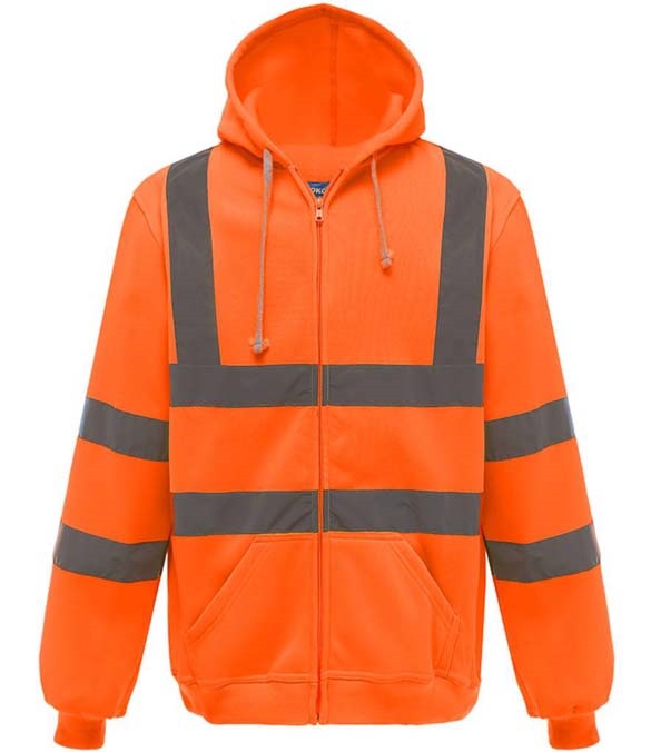 Yoko Hi-Vis Zip Hoodie