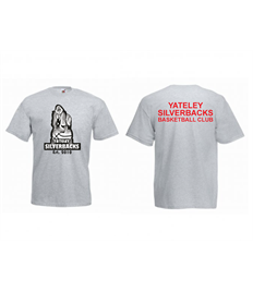 SS6 Yateley Silverbacks Heather Grey warm up T-shirt