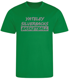 Yateley Silverbacks cotton Children's Lettering T-shirt