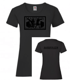 Maximus Ladies T-shirt Black on Black