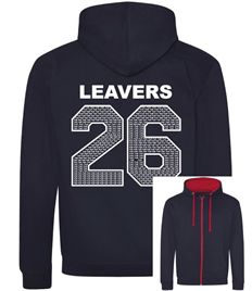 Calthorpe Park Zipped Contrast Leavers Hoodie