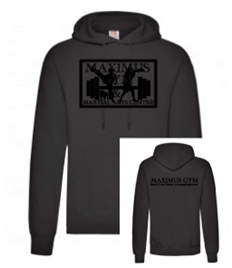 Maximus Unisex Hoodie Black on Black