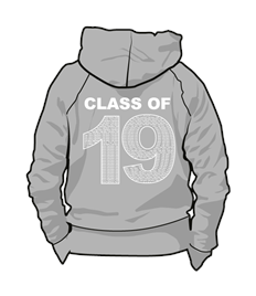 Child's Overhead Leavers Hoodie