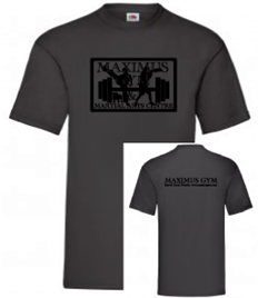 Maximus Unisex T-shirt black on black